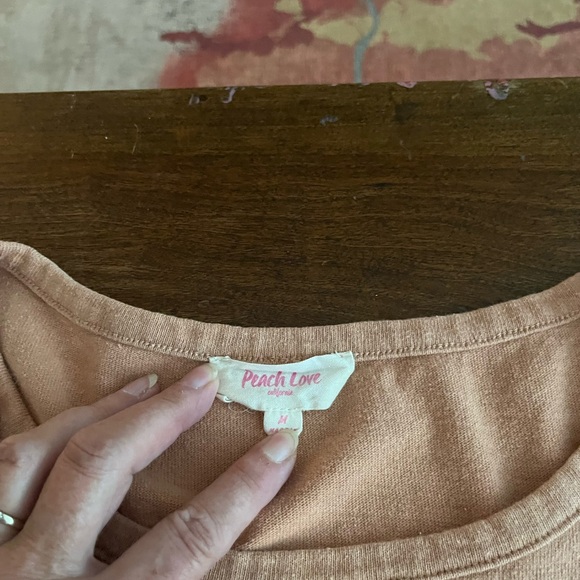 Peach Love California Tan Sweatshirt - Picture 4 of 4